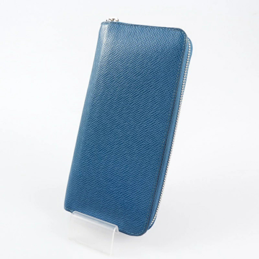 Louis Vuitton Taiga Zippy Wallet Vertical Round Zipper Long Iceberg